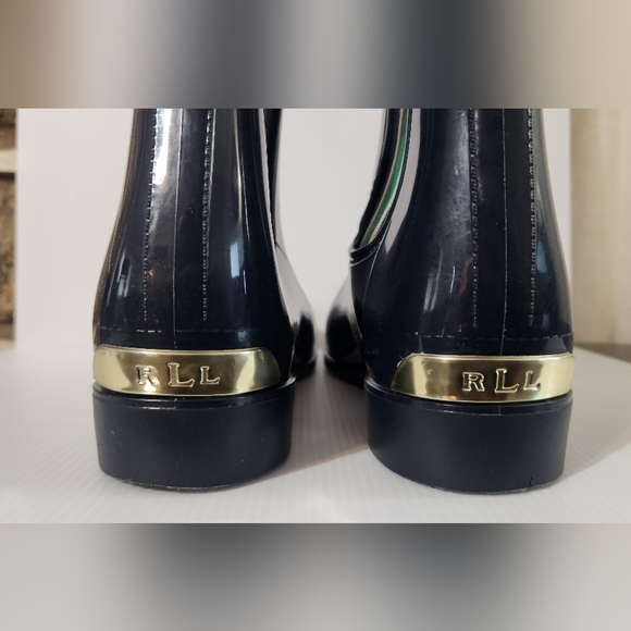 Ralph Lauren Rain Shoe (Ankle) Boot Blue 10B - Picture 6 of 11